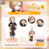 Sienna Solo Set — อะคริลิคสแตนดี้พร้อมฐาน เข็มกลัด 3 อัน และพวงกุญแจจิบิ ลาย Sienna